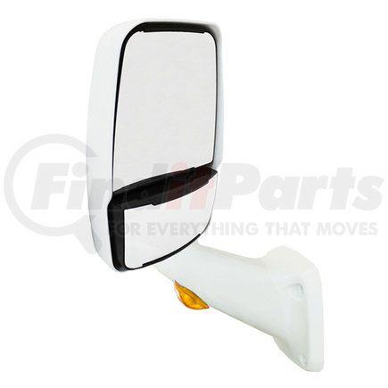 Velvac 713823 2025 Deluxe Series Door Mirror - White, Driver Side