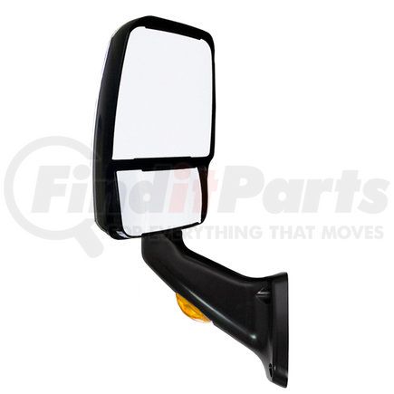 Velvac 713819 2025 Deluxe Series Door Mirror - Black, Driver Side
