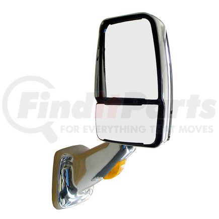 Velvac 713826 2025 Deluxe Series Door Mirror - Chrome, Passenger Side