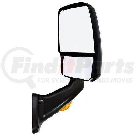 Velvac 713960 2025 Deluxe Series Door Mirror - Black, Passenger Side