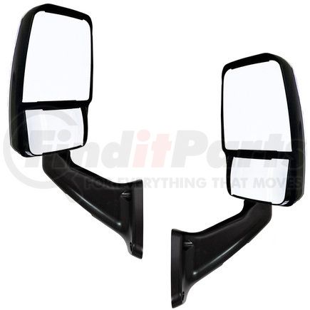 Velvac 713985-7 2025 Deluxe Series Door Mirror - Black, Driver and Passenger Side