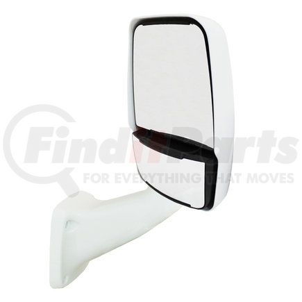 Velvac 713990 2025 Deluxe Series Door Mirror - White, Passenger Side