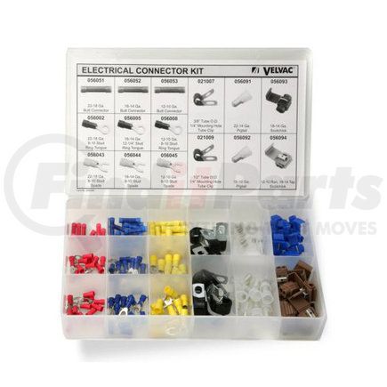 Velvac 056109 Electrical Terminals Assortment - 170 Pieces