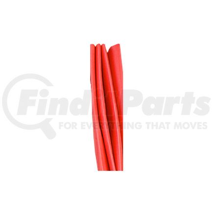 Velvac 057117-10 Heat Shrink Tubing - 6" Length, 1.00" I.D. Pre-Shrink, .500" I.D. After, Red, 10 Pack