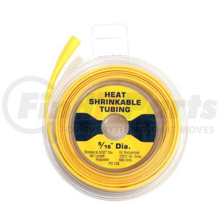 Velvac 057133 Heat Shrink Tubing - 5/16" ID, Yellow