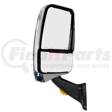 Velvac 719933 2025 Deluxe Series Door Mirror - Chrome, Driver Side