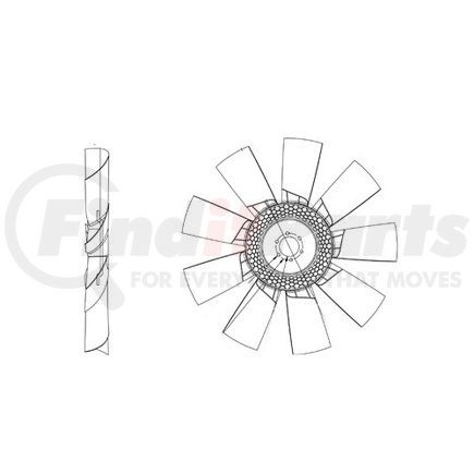 Horton 991762203 Engine Cooling Fan