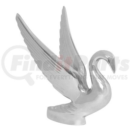 Grand General Accessories 48010 Hood Ornament - Bugler (Swan), Chrome Die Cast