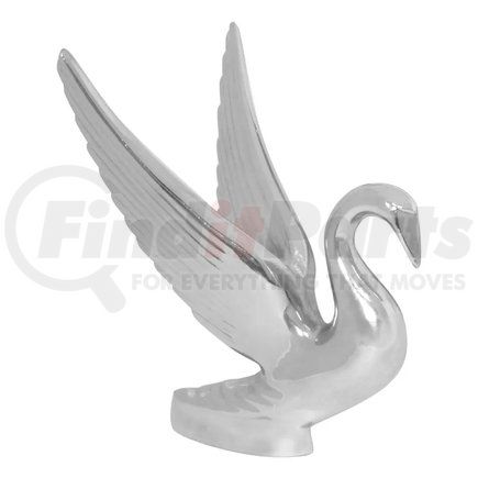 GRAND GENERAL ACCESSORIES 48010 Hood Ornament - Bugler (Swan), Chrome Die Cast