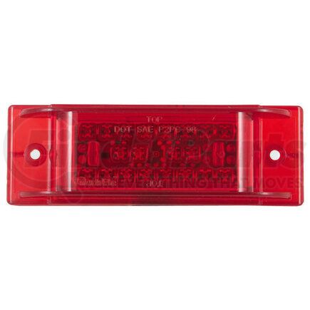 Truck-Lite 21280R Auxiliary Light - 12 Volt LED, Rectangle, Red, Surface Mount