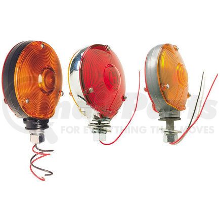 Truck-Lite 3801Y67 Brake / Tail / Turn Signal Light - Amber/Red, Polycarbonate Lens And Housing, Sealed, DOT Approved