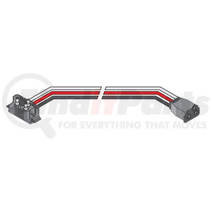 Truck-Lite 94743 Electrical Pigtail - PL3, Jumper, 6 Inch