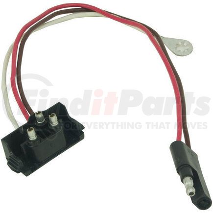 Truck-Lite 94933 Electrical Pigtail - For Marker And Clearance Lights, 3-Pin Connector, 12 Inch