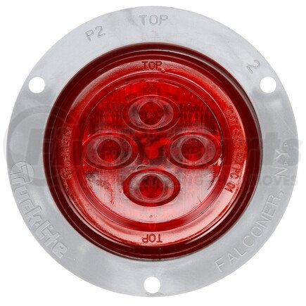 Truck-Lite 10091R 10 Series Marker Clearance Light - LED, Fit 'N Forget M/C Lamp Connection, 12v