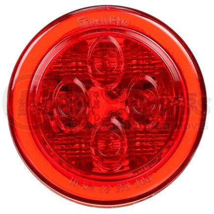 Truck-Lite 10086R 10 Series Marker Clearance Light - LED, PL-10 Lamp Connection, 12v