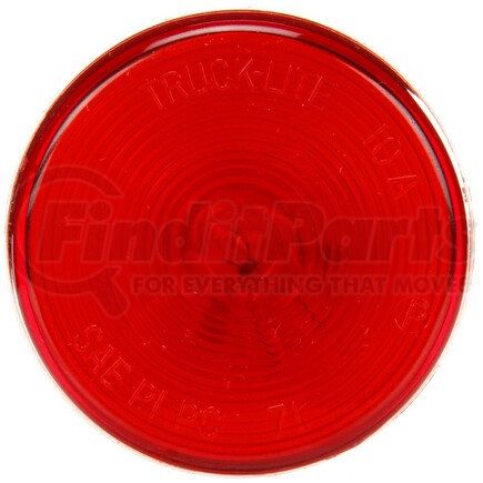 Truck-Lite 10202R 10 Series Marker Clearance Light - Incandescent, PL-10 Lamp Connection, 12v