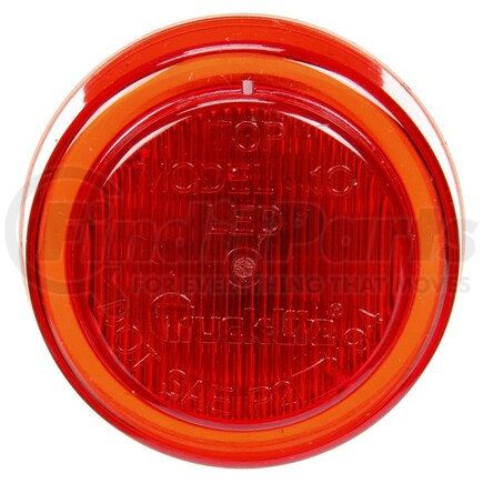Truck-Lite 10256r 10 Series Marker Clearance Light - LED, Fit 'N Forget M/C Lamp Connection, 12, 24v
