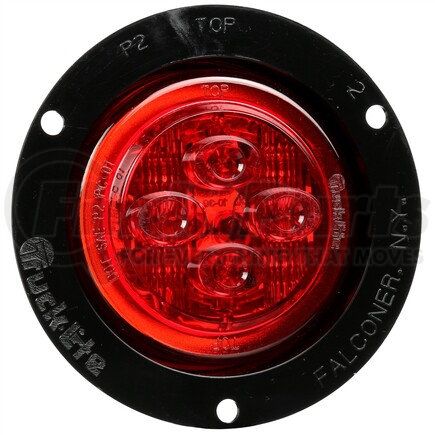 Truck-Lite 10288R 10 Series Marker Clearance Light - LED, PL-10 Lamp Connection, 12v