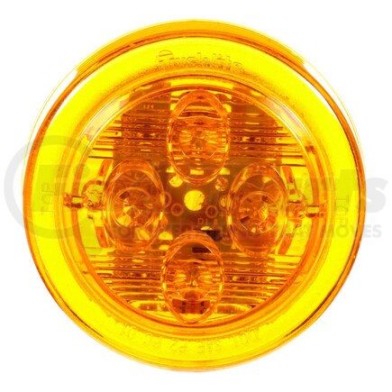 Truck-Lite 10385Y 10 Series Marker Clearance Light - LED, Fit 'N Forget M/C Lamp Connection, 12v