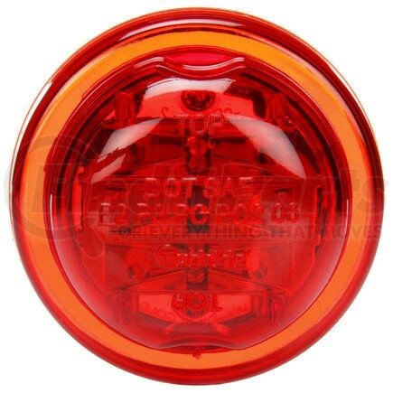 Truck-Lite 10375R 10 Series Marker Clearance Light - LED, Fit 'N Forget M/C Lamp Connection, 12v