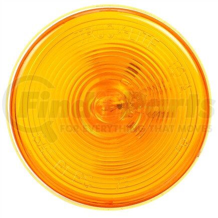 Truck-Lite 10519Y 10 Series Marker Clearance Light - Incandescent, PL-10 Lamp Connection, 12v