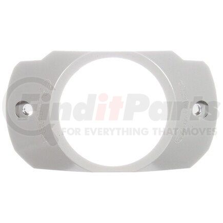 Truck-Lite 10738 10 Series Round Shape Lights Mounting Bracket - 2.5" in Diameter Lights, Gray Polycarbonate, 2 Screw Bracket Mount