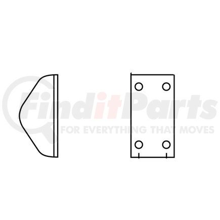 Truck-Lite 1102 Signal-Stat Marker Clearance Light - Incandescent, Hardwired Lamp Connection, 12v