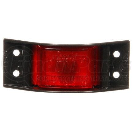 Truck-Lite 12001R 12 Series Marker Clearance Light - Incandescent, PL-10 Lamp Connection, 12v