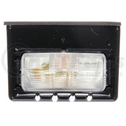 Truck-Lite 15012 15 Series License Plate Light - Incandescent, 1 Bulb, Rectangular, Black Bracket Mount, 12V