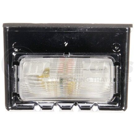 Truck-Lite 15013 15 Series License Plate Light - Incandescent, 1 Bulb, Rectangular, Chrome Bracket Mount, 12V