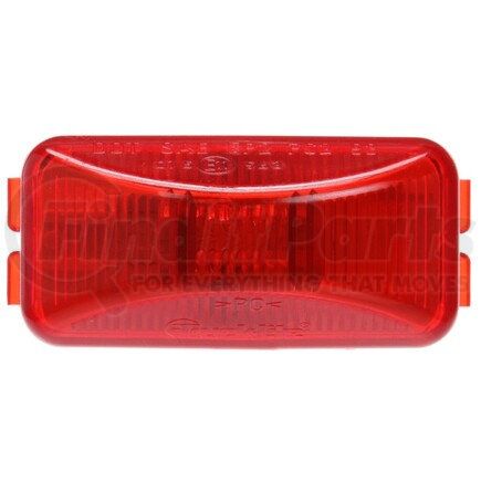 Truck-Lite 15201R 15 Series Marker Clearance Light - Incandescent, PL-10 Lamp Connection, 24v