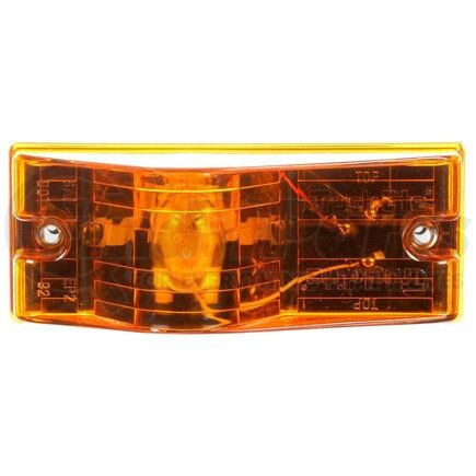 Truck-Lite 22016Y 22 Series Turn Signal Light - Incandescent, Yellow Rectangular Lens, 1 Bulb, 2 Screw, 12V