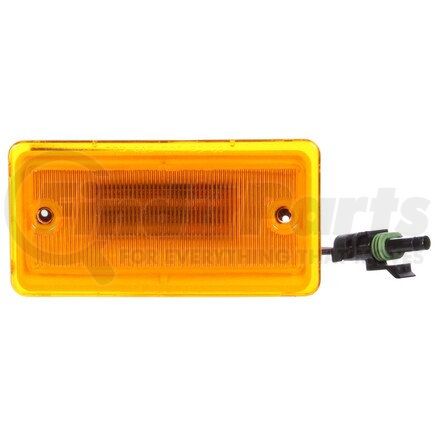 Truck-Lite 25256Y 25 Series Marker Clearance Light - LED, Hardwired Lamp Connection, 12v