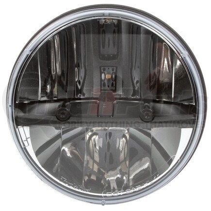 TRUCK-LITE 27270C Complex Reflector - 7" Round LED, 2 Diodes Headlight, Polycarbonate Lens, E-Coat Aluminum, 12-24V