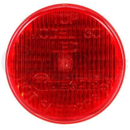 Truck-Lite 30055R 30 Series Marker Clearance Light - LED, Fit 'N Forget M/C Lamp Connection, 12, 24v