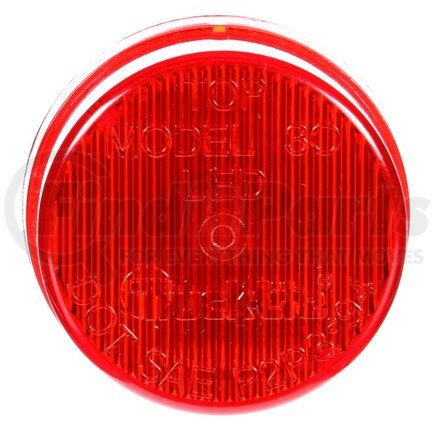 Truck-Lite 30050R 30 Series Marker Clearance Light - LED, Fit 'N Forget M/C Lamp Connection, 12v