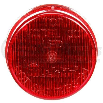 Truck-Lite 30255R 30 Series Marker Clearance Light - LED, Fit 'N Forget M/C Lamp Connection, 12, 24v