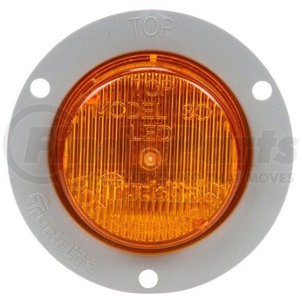 Truck-Lite 30251Y 30 Series Marker Clearance Light - LED, Fit 'N Forget M/C Lamp Connection, 12v