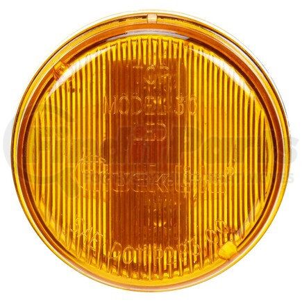 Truck-Lite 30270Y 30 Series Marker Clearance Light - LED, Fit 'N Forget M/C Lamp Connection, 12v