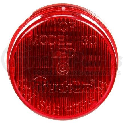 Truck-Lite 30286R 30 Series Strobe Light - LED, 3 Diode, Round Red, Grommet Mount, 12V