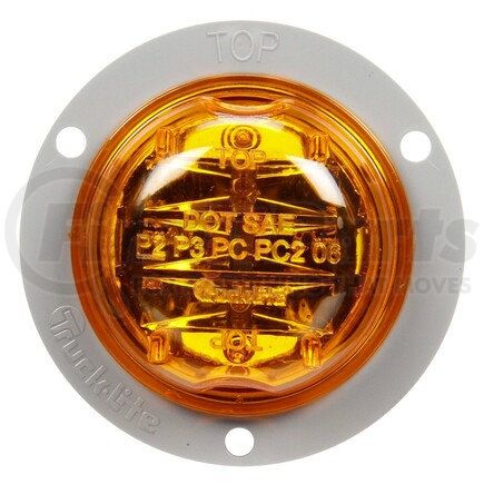 Truck-Lite 30379Y 30 Series Marker Clearance Light - LED, Fit 'N Forget M/C Lamp Connection, 12v
