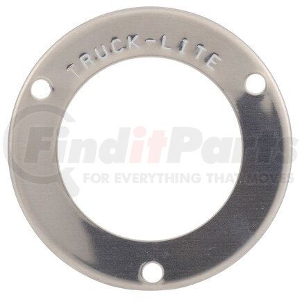 Truck-Lite 30708 30 Series Marker Light Mounting Bracket - For 30 Series Round Shape Lights, 3 Screw Bracket Mount, Silver Stainless Steel