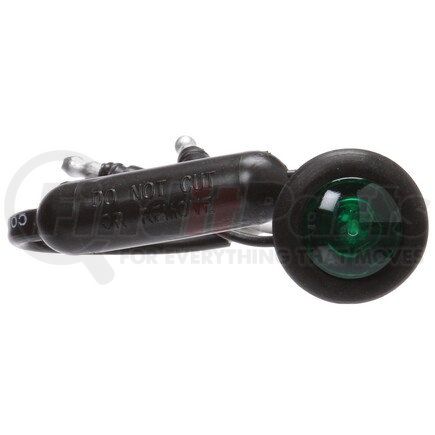 Truck-Lite 33065G 33 Series Auxiliary Light - LED, 1 Diode, Green Lens, Round Shape Lens, Black Grommet, 12V