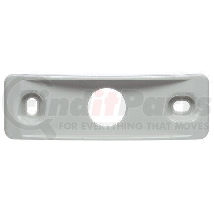 Truck-Lite 33710 33 Series Marker Light Mounting Bracket - For 33 Series Round Shape Lights, 2 Screw Bracket Mount, White Polycarbonate