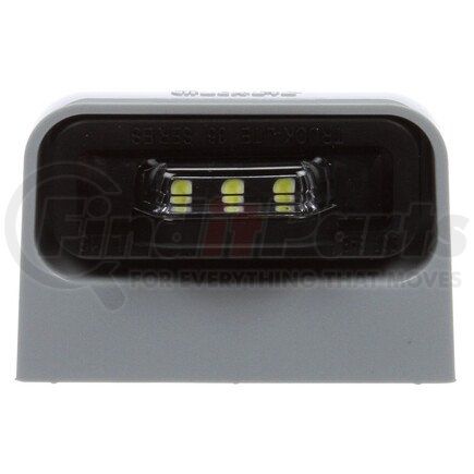 Truck-Lite 36041C 36 Series License Plate Light - LED, 3 Diode, Rectangular, Gray Bracket Mount, 12-24V