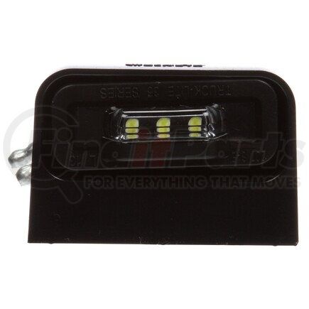 Truck-Lite 36042C 36 Series License Plate Light - LED, 3 Diode, Rectangular, Black Bracket Mount, 12-24V