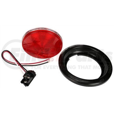 Truck-Lite 40006R 40 Series Brake / Tail / Turn Signal Light - Incandescent, PL-3 Connection, 12v