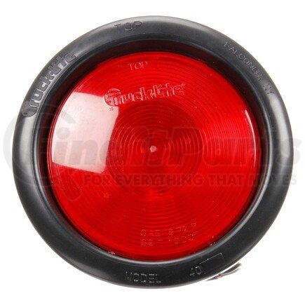 Truck-Lite 40028R 40 Economy Brake / Tail / Turn Signal Light - Incandescent, PL-3 Connection, 12v