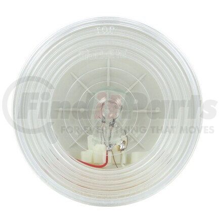 Truck-Lite 40012 40 Series Back Up Light - Incandescent, Clear Lens, 1 Bulb, Round Lens Shape, Grommet Kit, 24v