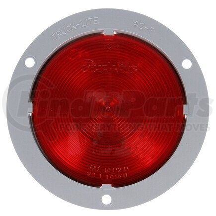 Truck-Lite 40222R 40 Series Brake / Tail / Turn Signal Light - Incandescent, PL-3 Connection, 12v